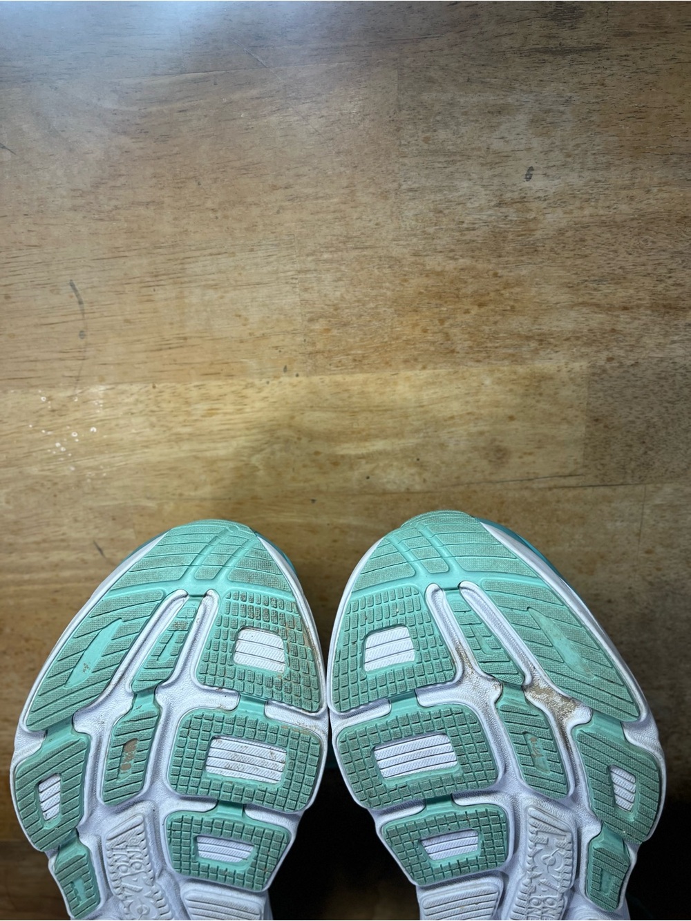 Hoka One One Bondi 7 Womens Size 8 Wide Running Shoes Sneakers Eggshell Blue - Picture 10 of 12